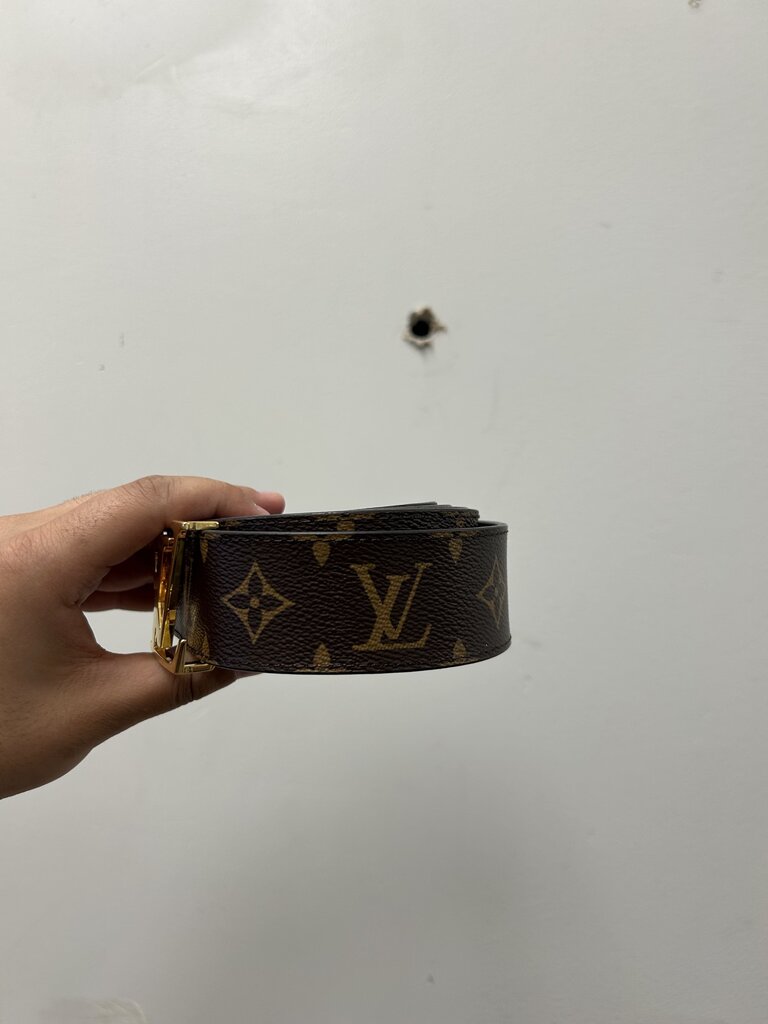 Preowned Louis Vuitton Brown Monogram Belt size 110(38-40)