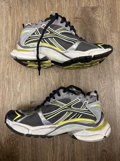 Preowened Balenciaga Runner Grey Blue Green Sz 41