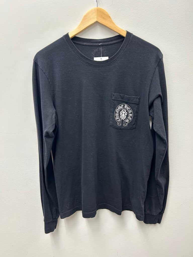 Preowned Chrome Hearts Flag LS Sz M