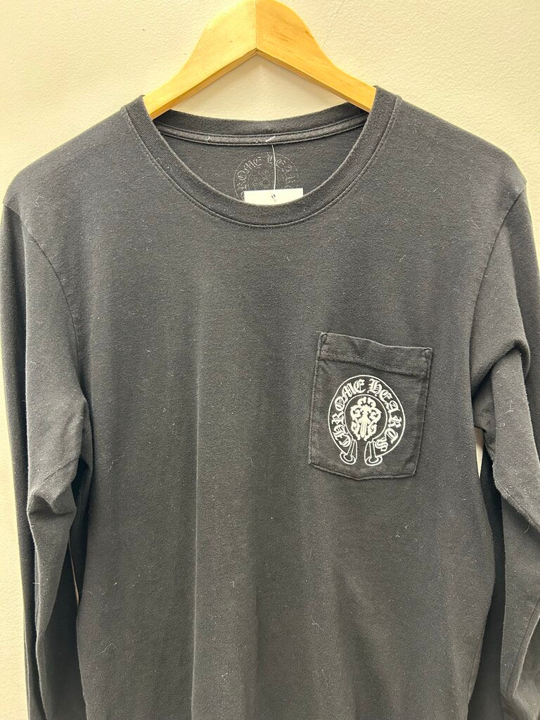 Preowned Chrome Hearts Flag LS Sz M