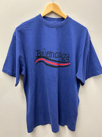 New Balenciaga Tee Blue Campaign Sz.XS