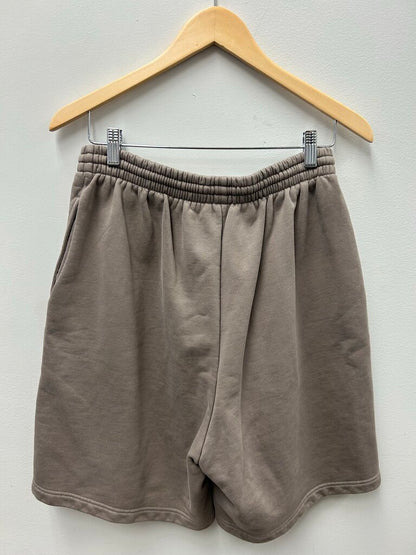 New Balenciaga Brown Black logo Shorts Sz.XXS