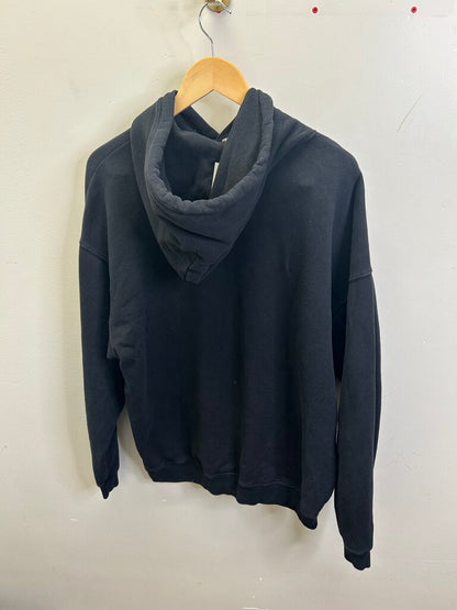 Preowned Balenciaga BB Logo Black Hoodie Sz.Medium