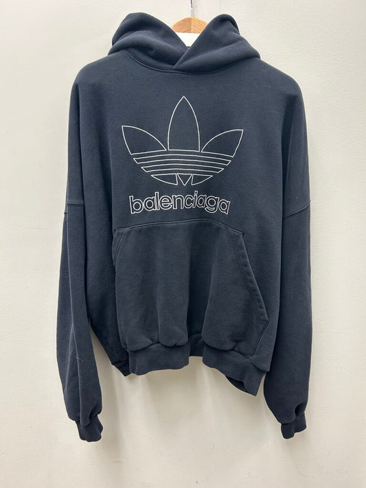 New Balenciaga Adidas Black Hoodie size 1