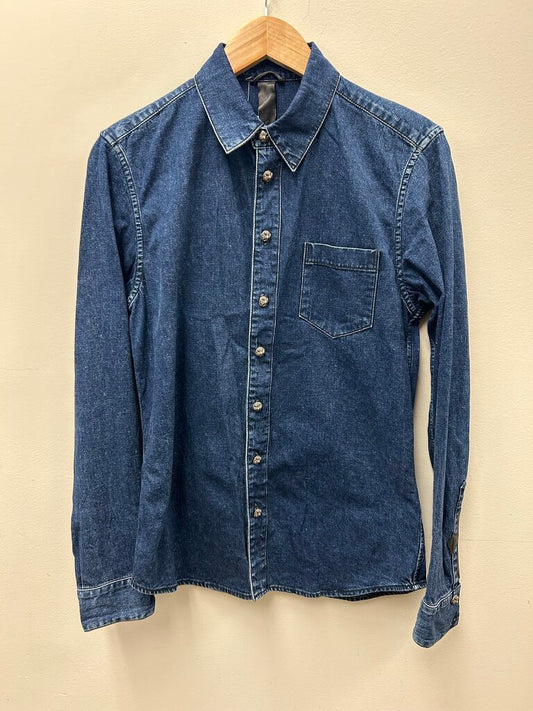 Preowned Chrome Hearts Denim Button Up size S