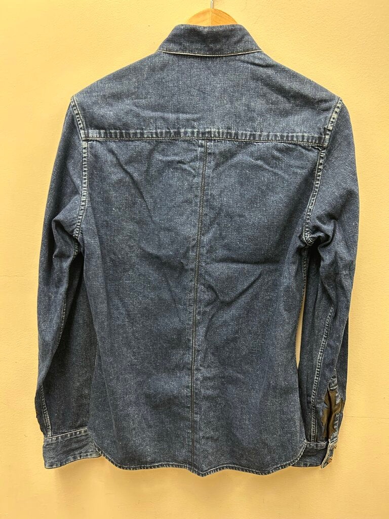 Preowned Chrome Hearts Denim Button Up size S