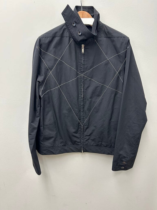 Preowned Rick Owens Black Zip Jacket Size Large