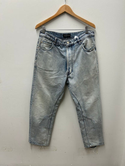 Preowned Balenciaga Lightwash Denim Size 34