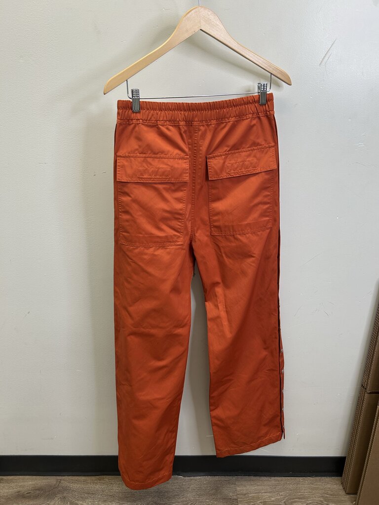 Preowned Rick Owens Orange Pusher Pants Size Small