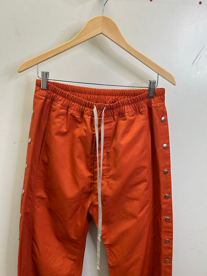 Preowned Rick Owens Orange Pusher Pants Size Small