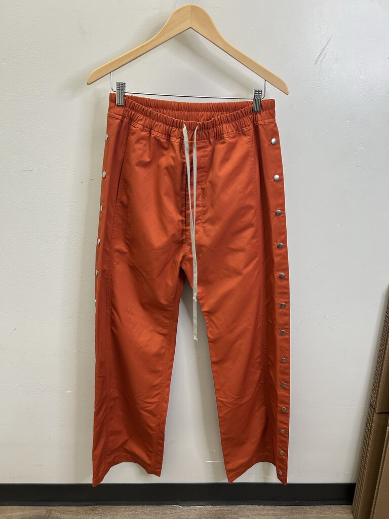 Preowned Rick Owens Orange Pusher Pants Size Small