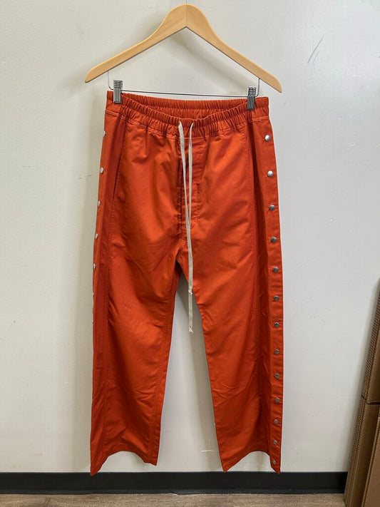 Preowned Rick Owens Orange Pusher Pants Size Small