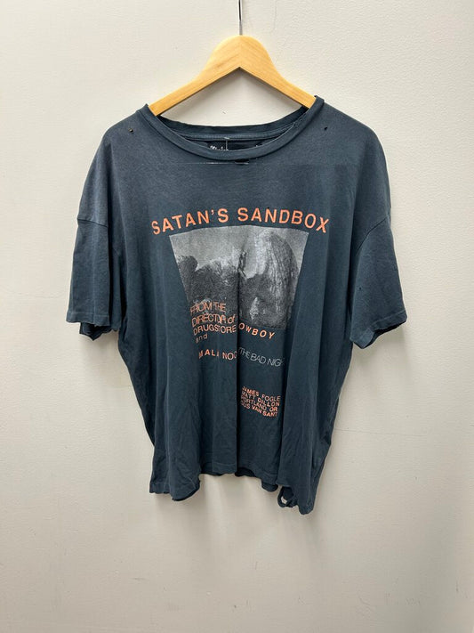 New Paly Satan Sandbox Black Tee sz.M