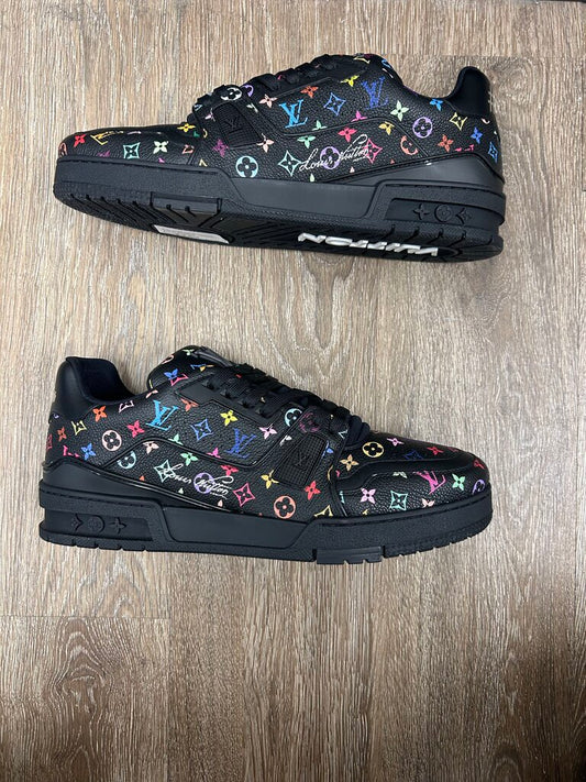 Preowned Louis Vuitton Trainer Murakami Multicolor sz.8.5LV (10.5M)