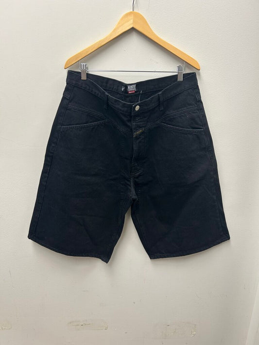 New Supreme Girbaud Black Jean Shorts Sz. 34