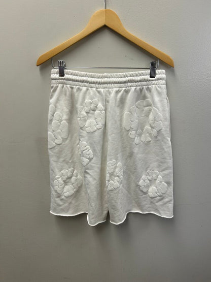 New Denim Tears White Wreath Shorts Size Small