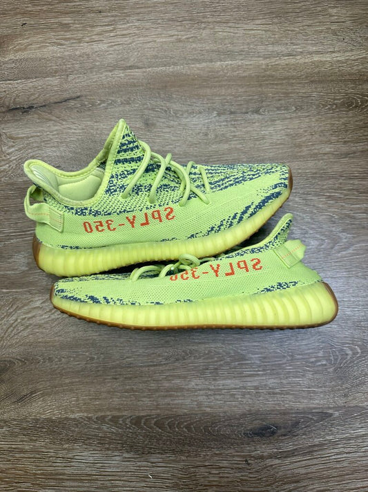 Preowned Yeezy 350 Frozen Yellow Size 10