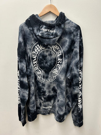 Preowned Chrome Hearts Tie Dye Hoodie Size XXL