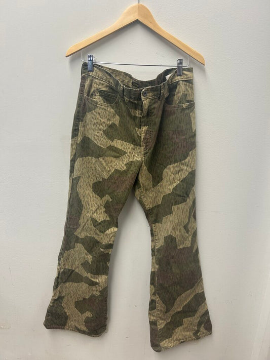 Preowned Kapital Camo Flare Pants Size 36