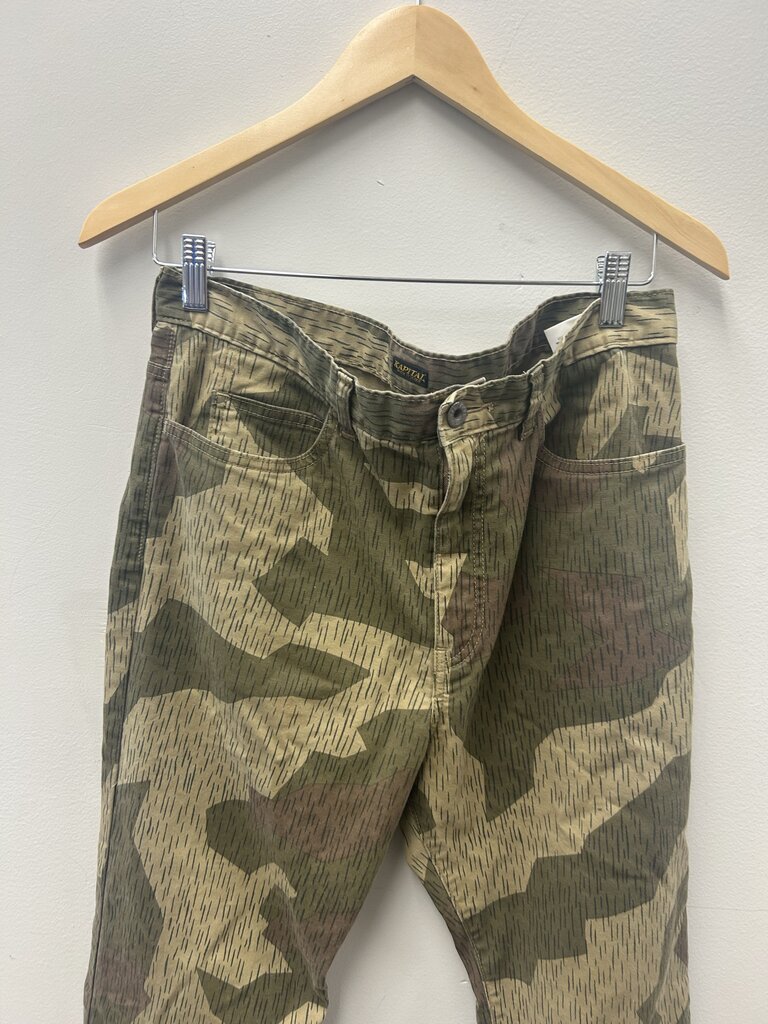 Preowned Kapital Camo Flare Pants Size 36