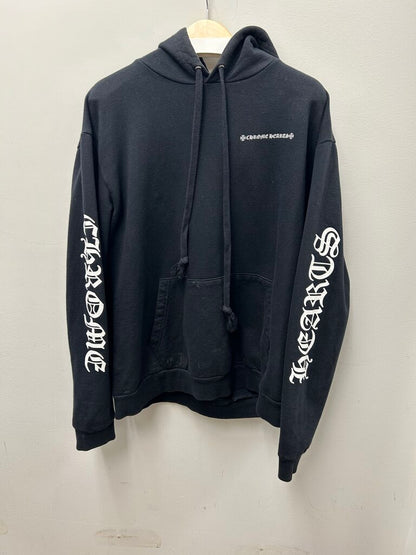 Preowned Chrome Hearts Black Pullover Hoodie sz.M