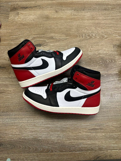 New Jordan 1 Bred Toe Size 12.5
