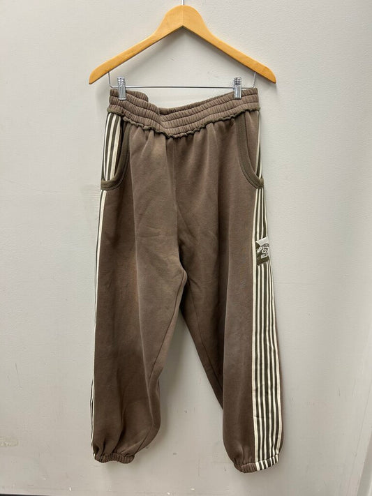 Preowned GV Brown Cream Baggy Jogger stripe Sweats sz.XL