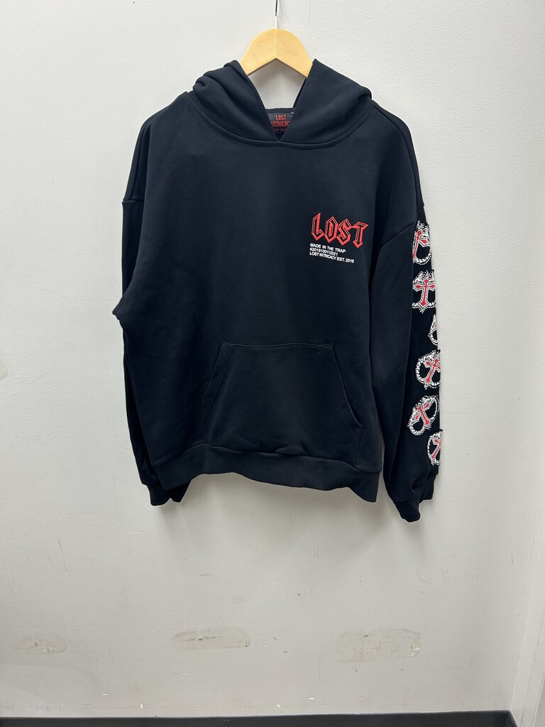 New Lost Black Red Hoodie Size XXL