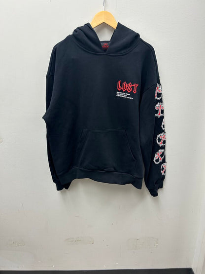 New Lost Black Red Hoodie Size XXL