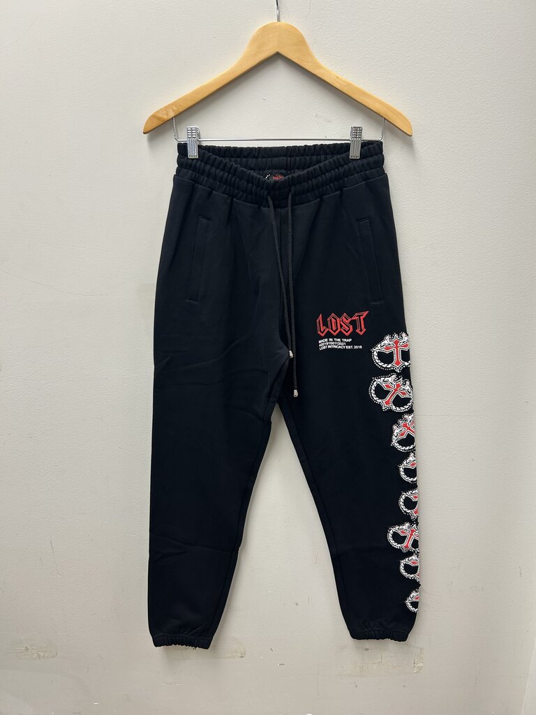 New Lost Black Sweatpants Size XXL
