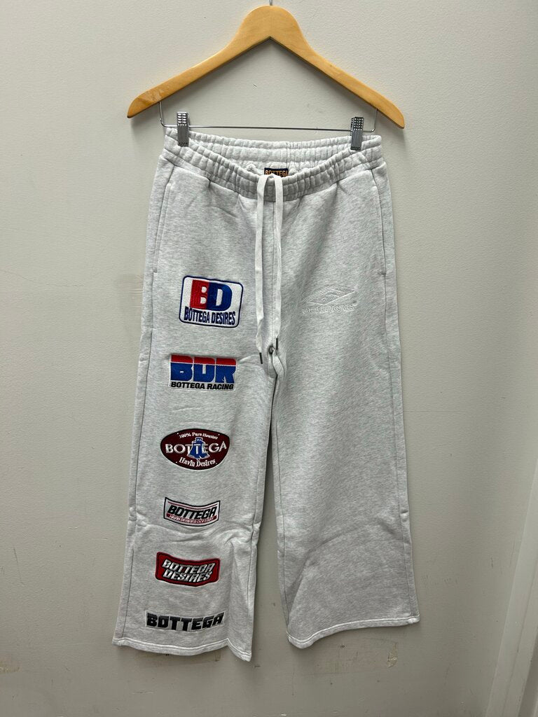 New Bottega Desires Grey Sweatpants Size Small