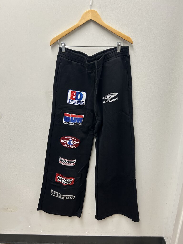 New Bottega Desires Black Sweatpants Size Small