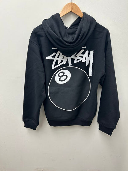 New Stussy Black 8 Ball Hoodie Size Small