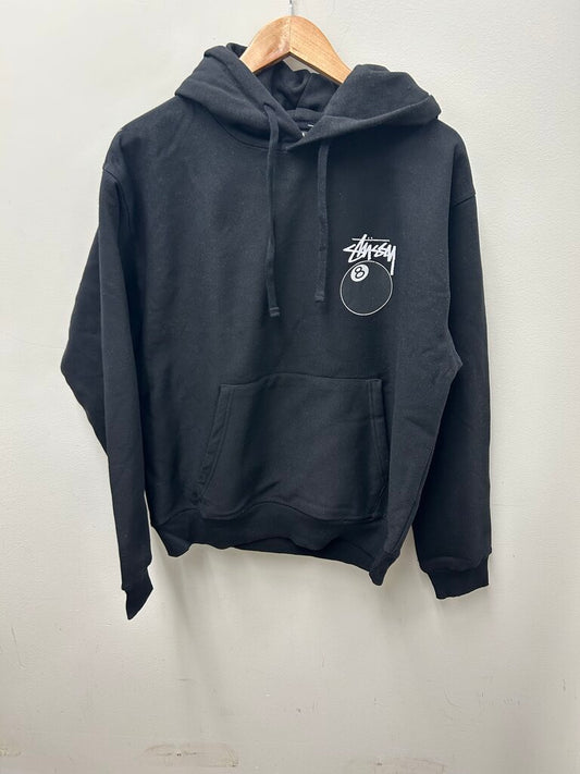 New Stussy Black 8 Ball Hoodie Size Small