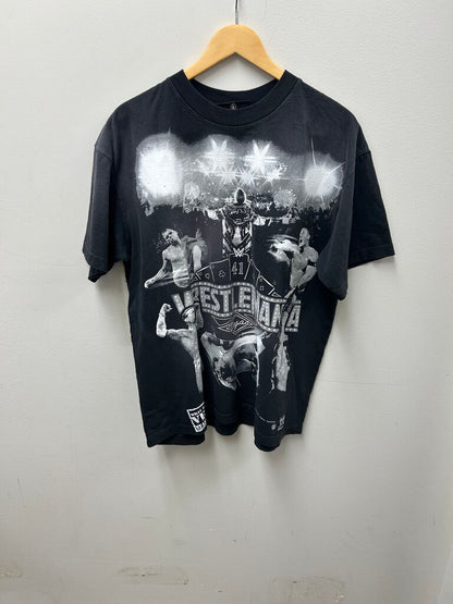 New Hellstar Grey Wrestlemania Tee Size Large