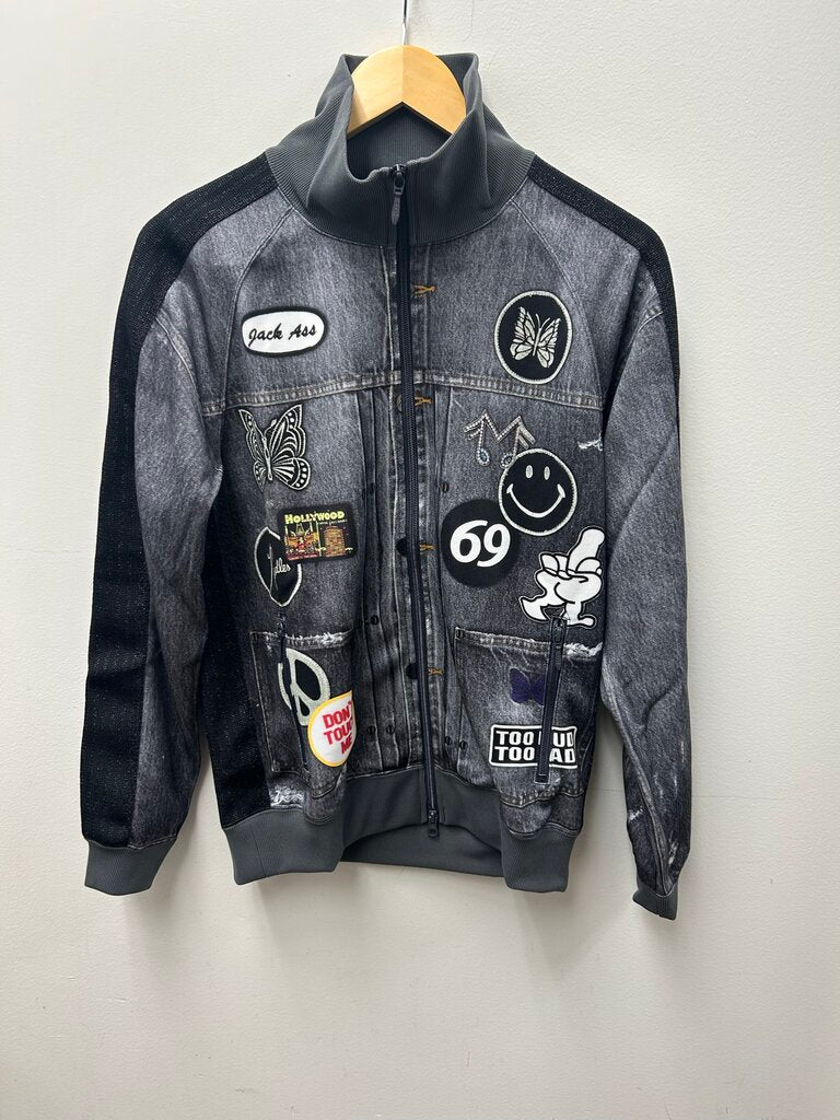 New Needles Denim Black Jacket Size Medium