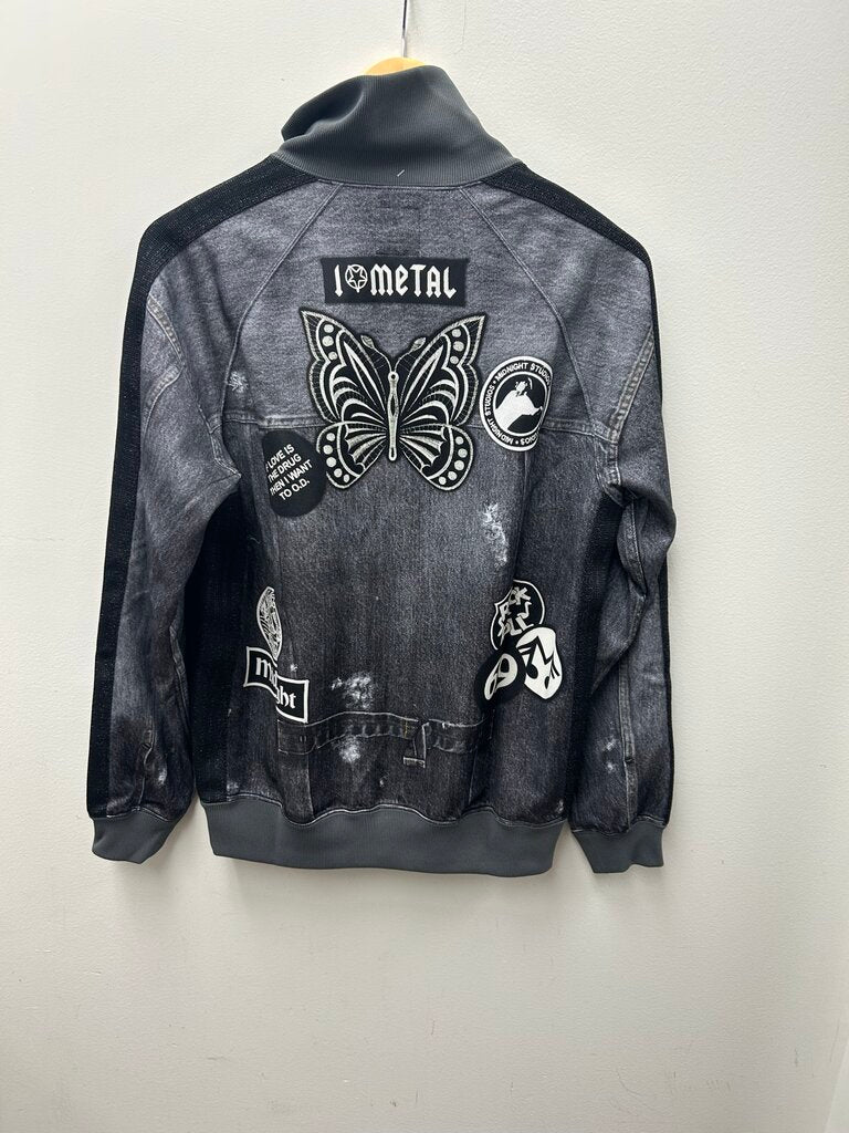 New Needles Denim Black Jacket Size Medium