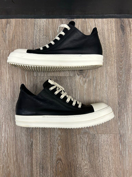 Preowned Rick Owens Ramone Low Mainline Size 45.5