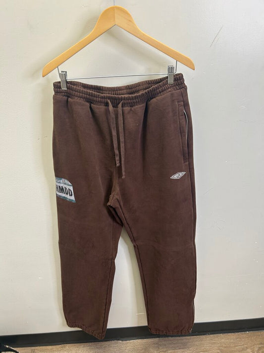 Preowned HMDD Atlanta Brown Zip Jogger size L
