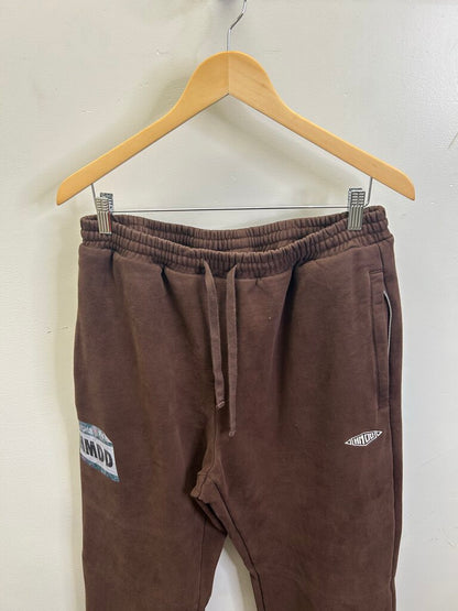 Preowned HMDD Atlanta Brown Zip Jogger size L