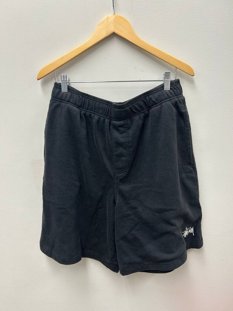 New Stussy Thermal Black Sweatshorts sz.M/L