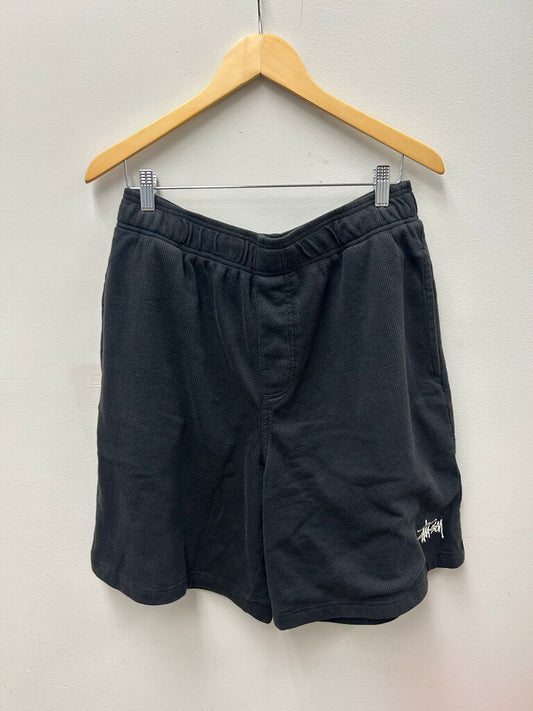 New Stussy Thermal Black Sweatshorts sz.M/L