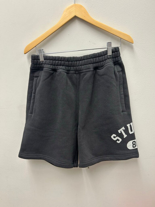 New Stussy Varsity Black Grey Shorts sz.S