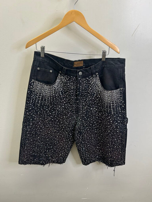 New Birth Of Royal Child Double Knee Black Shorts size M