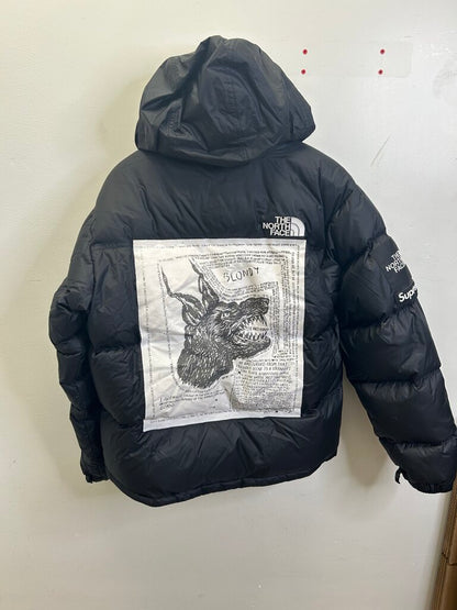 Preowned Supreme Blondy TNF Puffer Size Medium