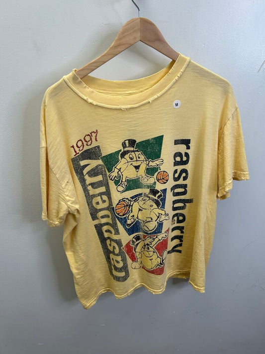 New Gv Gallery Yellow Basketball Tee Size Medium