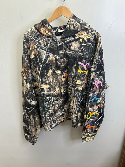 New HMDD Camo Pocket Zip Up Hoodie Sz.XL