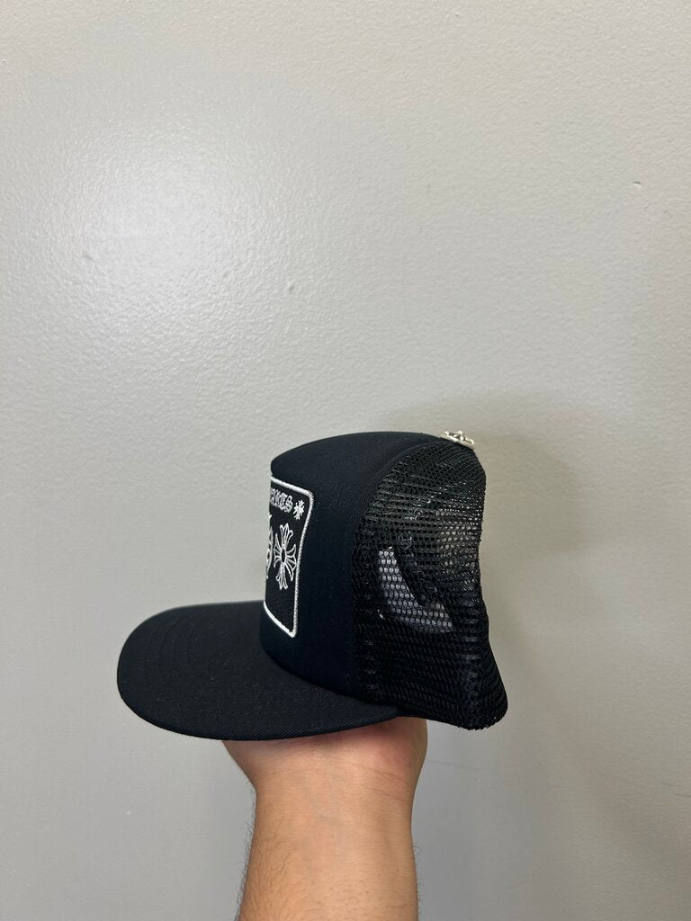 New Chrome Hearts CH Trucker Black White NYC