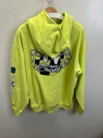 Preowned Chrome Hearts Lime Matty Hoodie Size XXL