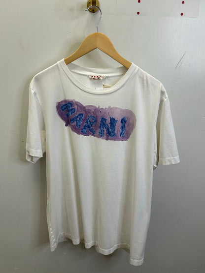 Preeowned Marni White Tee Sz 54